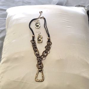 Necklace matching earrings